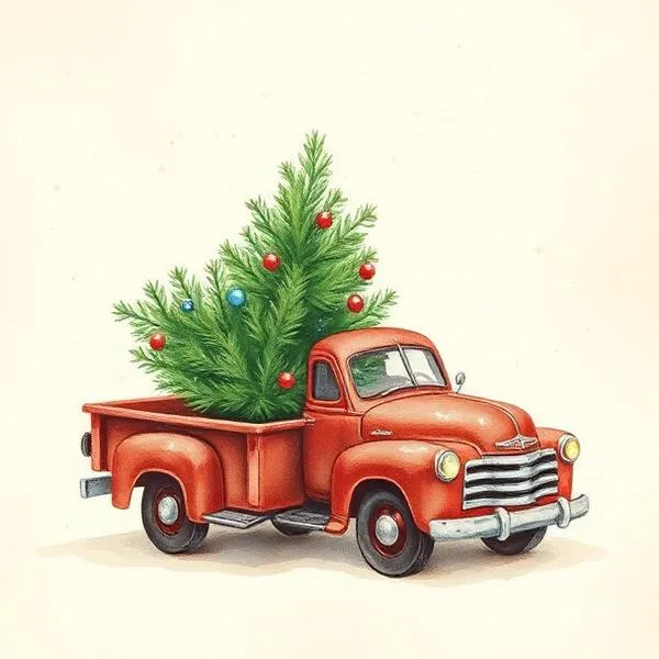 Vintage Truck Printable